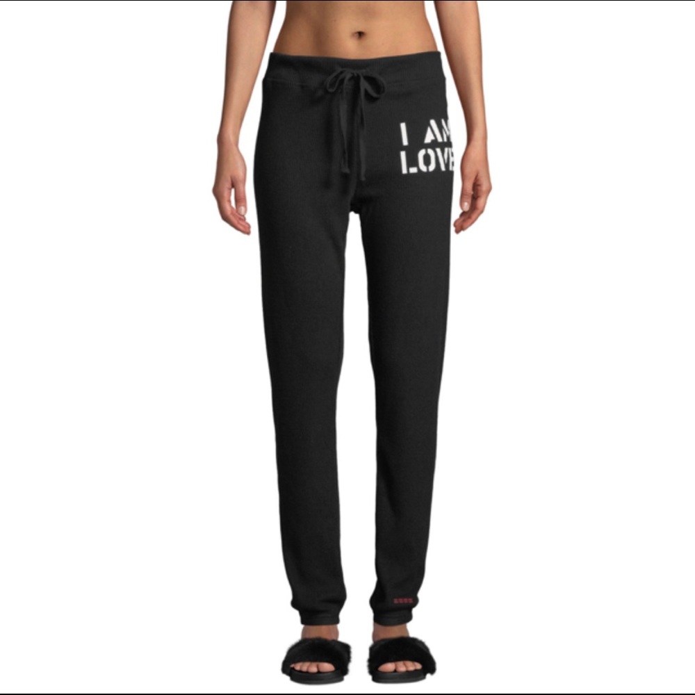 BNWT Peace Love World Ribbed Pants. I AM LOVE